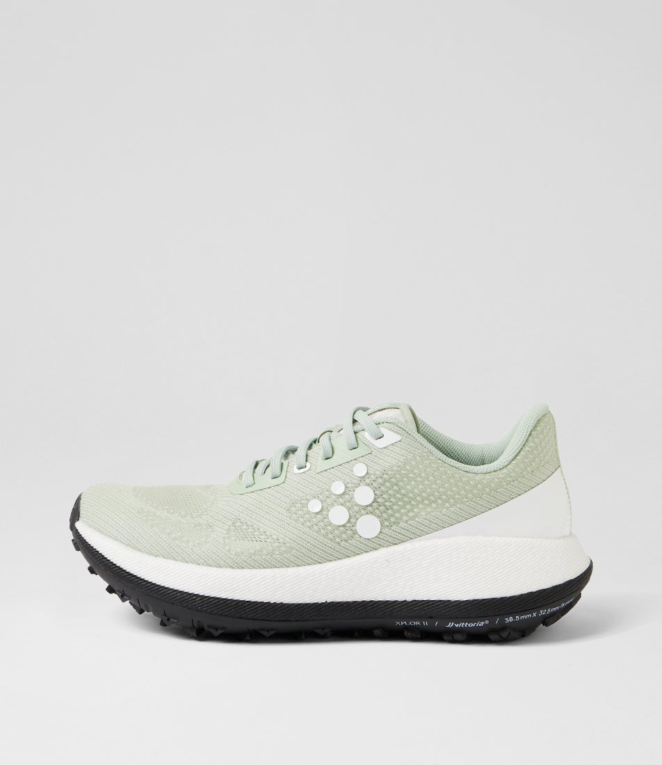 Xplor 2 W Pale Leaf Contrast White Mesh Platform Sneakers Xplor 2 W Pale Leaf Contrast White Mesh Platform Sneakers