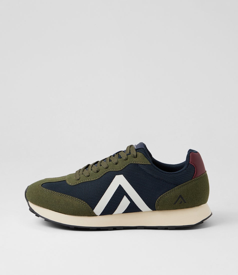 Evan Taupe Navy Sneakers Evan Taupe Navy Sneakers