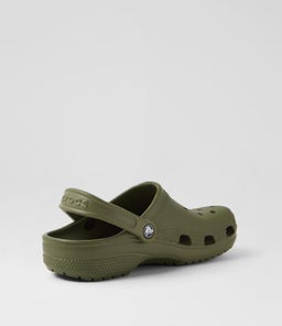 CLASSIC CLOG W CC ARMY GREEN CROSLITE