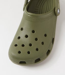 CLASSIC CLOG W CC ARMY GREEN CROSLITE