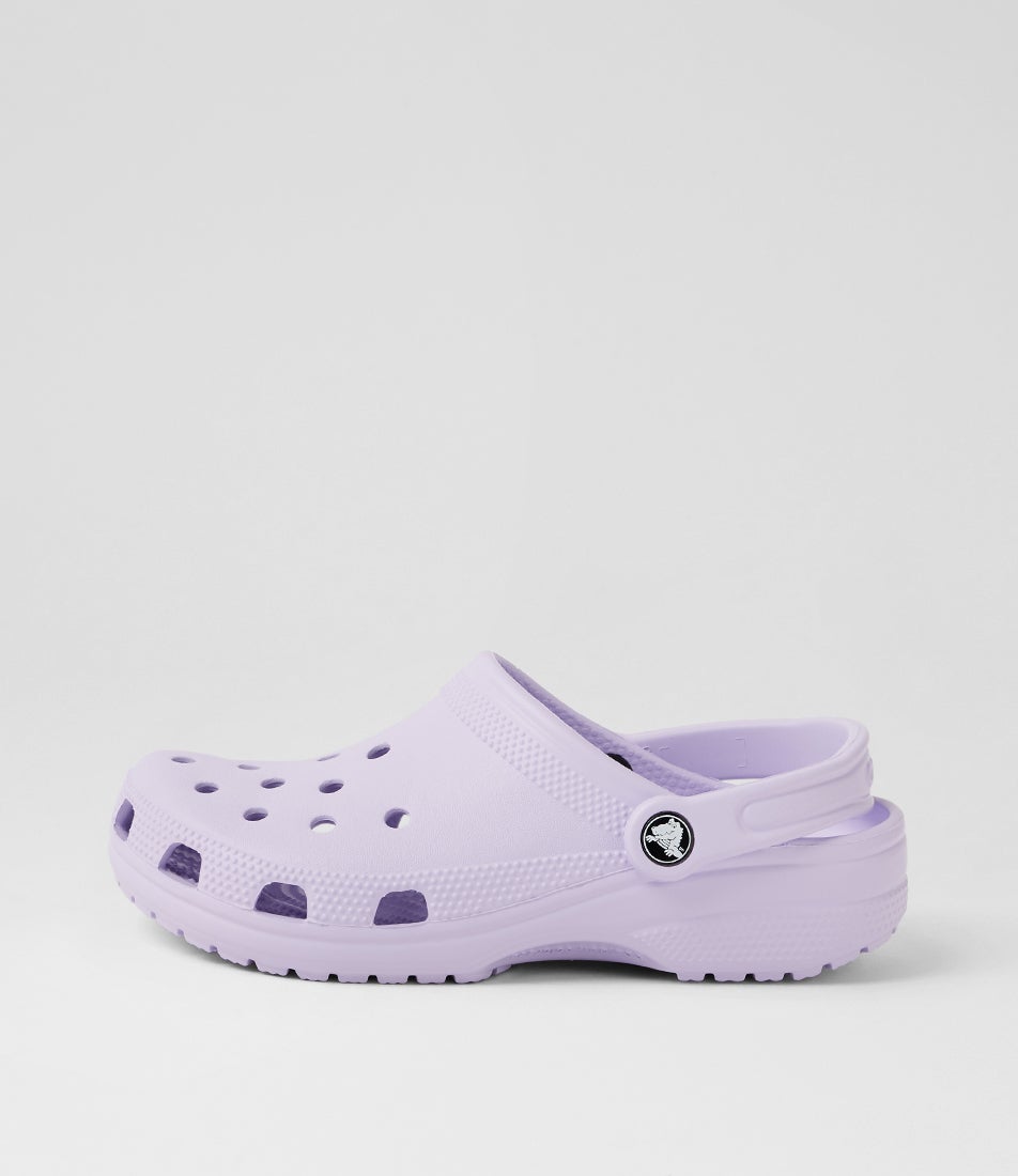 Classic Clog W Purple Halo Croslite Sandals Classic Clog W Purple Halo Croslite Sandals