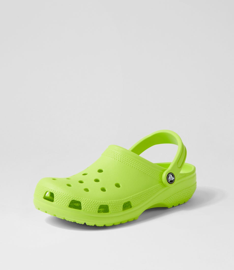 Green crocs cheap