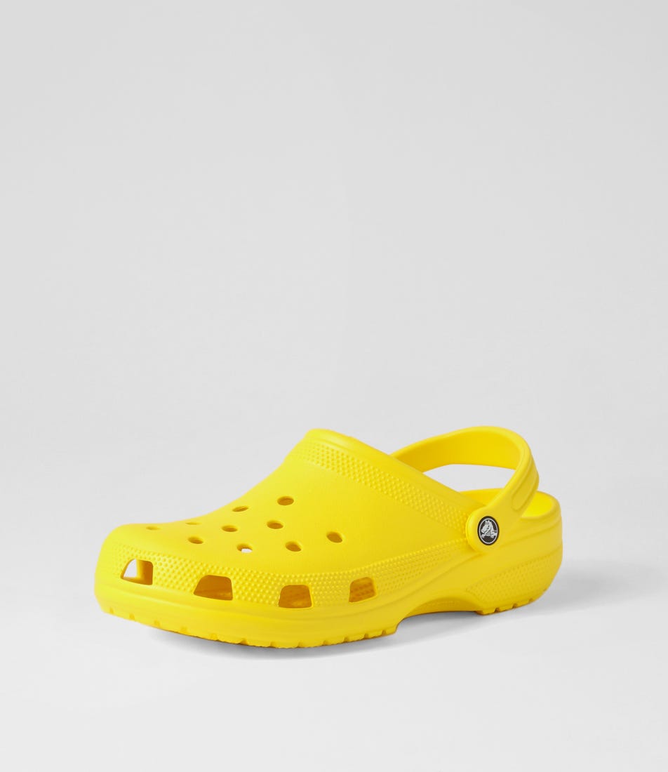 Classic M Lemon Croslite Clogs by Crocs Shop Online at Styletread