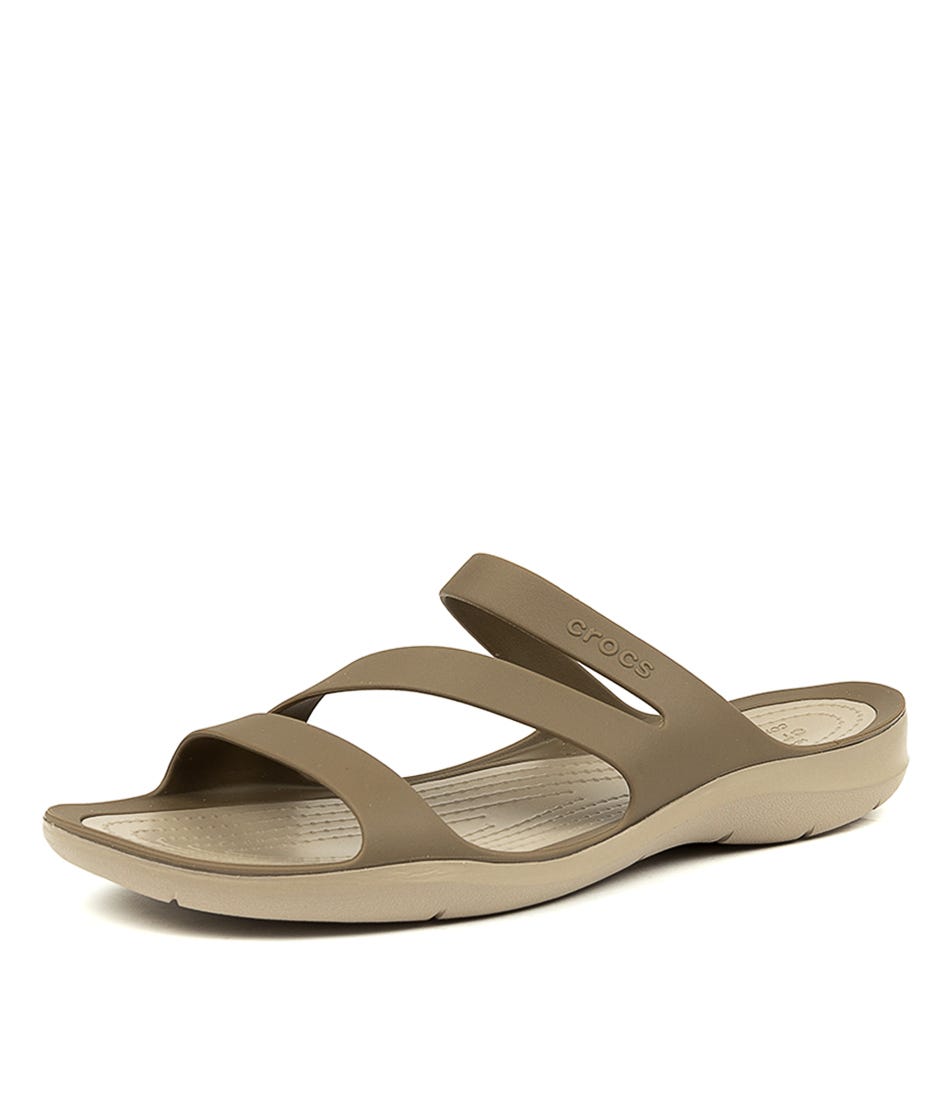 Crocs swiftwater discount sandal walnut