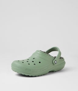 203591 CLASSIC LINED CLOG MOSS MULTI CROSLITE