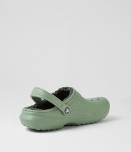 203591 CLASSIC LINED CLOG MOSS MULTI CROSLITE