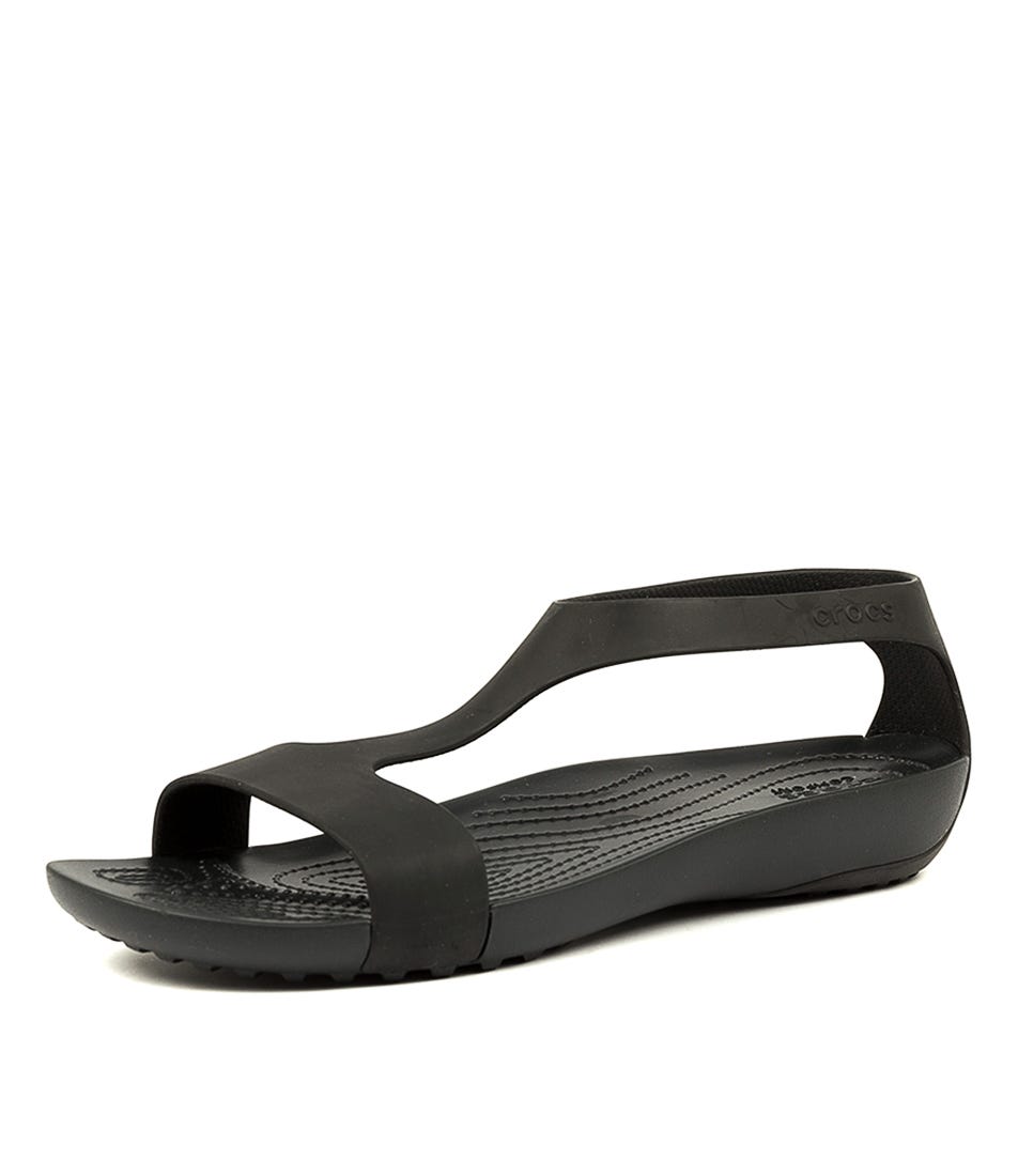 Serena Sandal W Black Black Matlite by Crocs Shop Online at