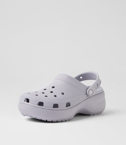 CLASSIC PLATFORM CLOG W CC MAUVE MIST CROSLITE