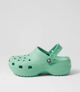 CLASSIC PLATFORM CLOG W CC JADE STONE CROSLITE