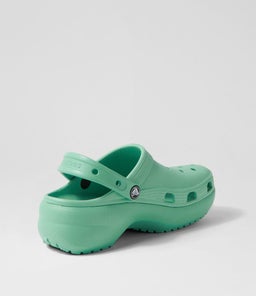 CLASSIC PLATFORM CLOG W CC JADE STONE CROSLITE