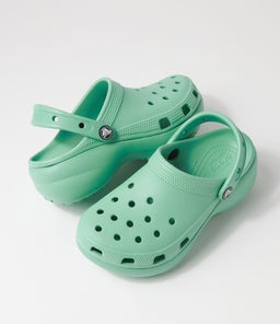 CLASSIC PLATFORM CLOG W CC JADE STONE CROSLITE