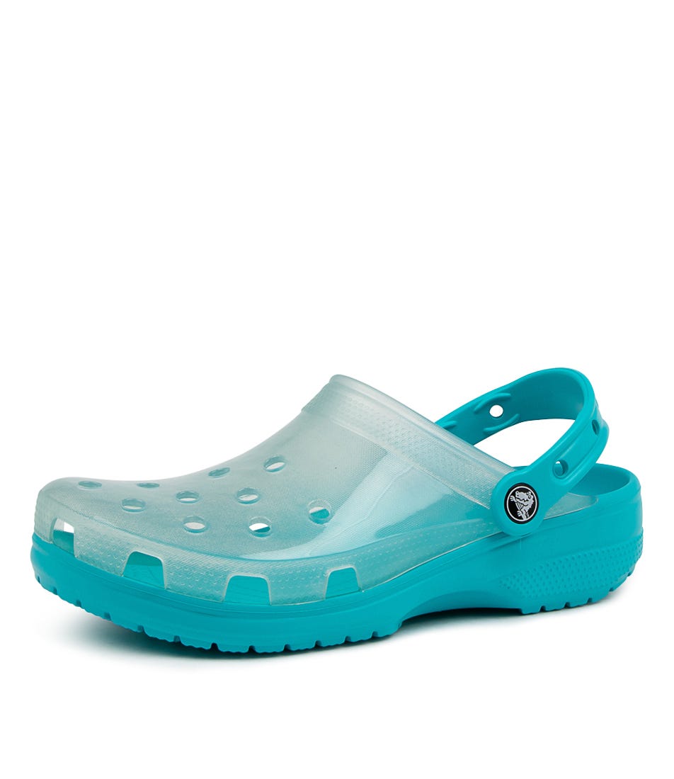 Classic Translucent Aqua by Crocs Shop Online at Styletread