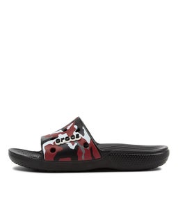 207280 CLASSIC CROCS P C CC BLACK RED CROSLITE
