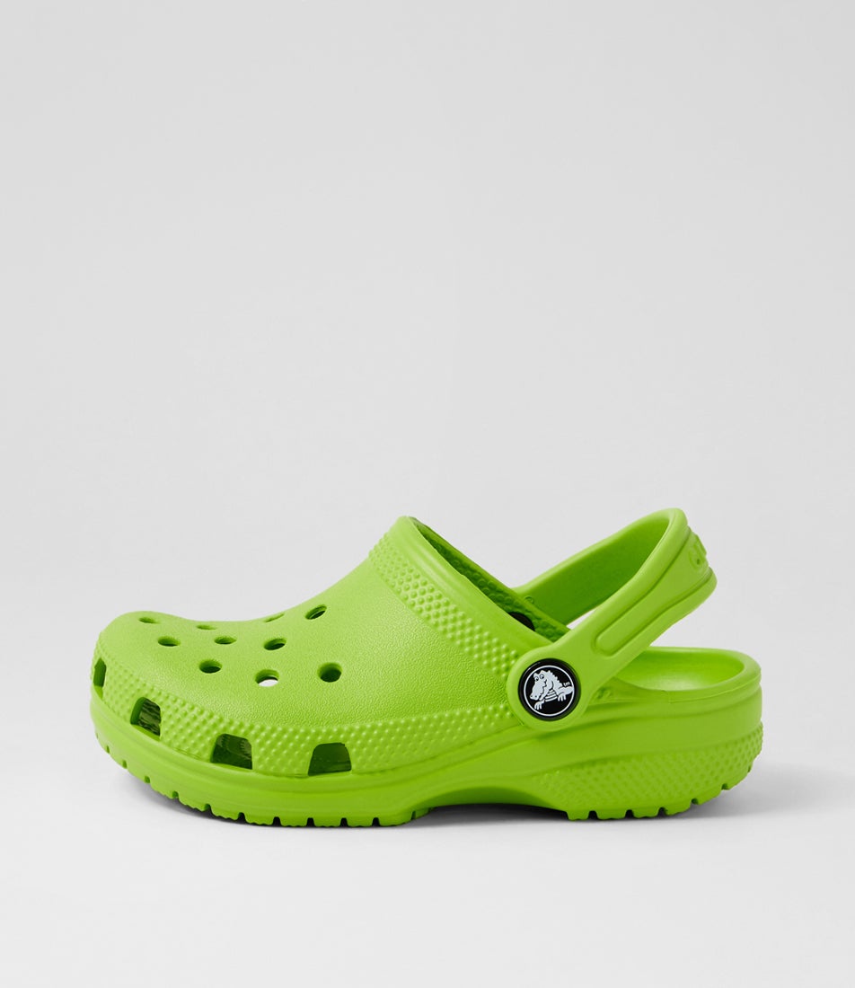 Classic Clog Toddler Green Croslite Sandals