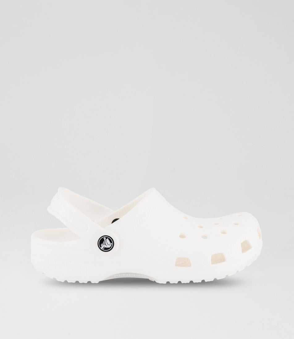 Classic Clog Junior White Croslite Sandals
