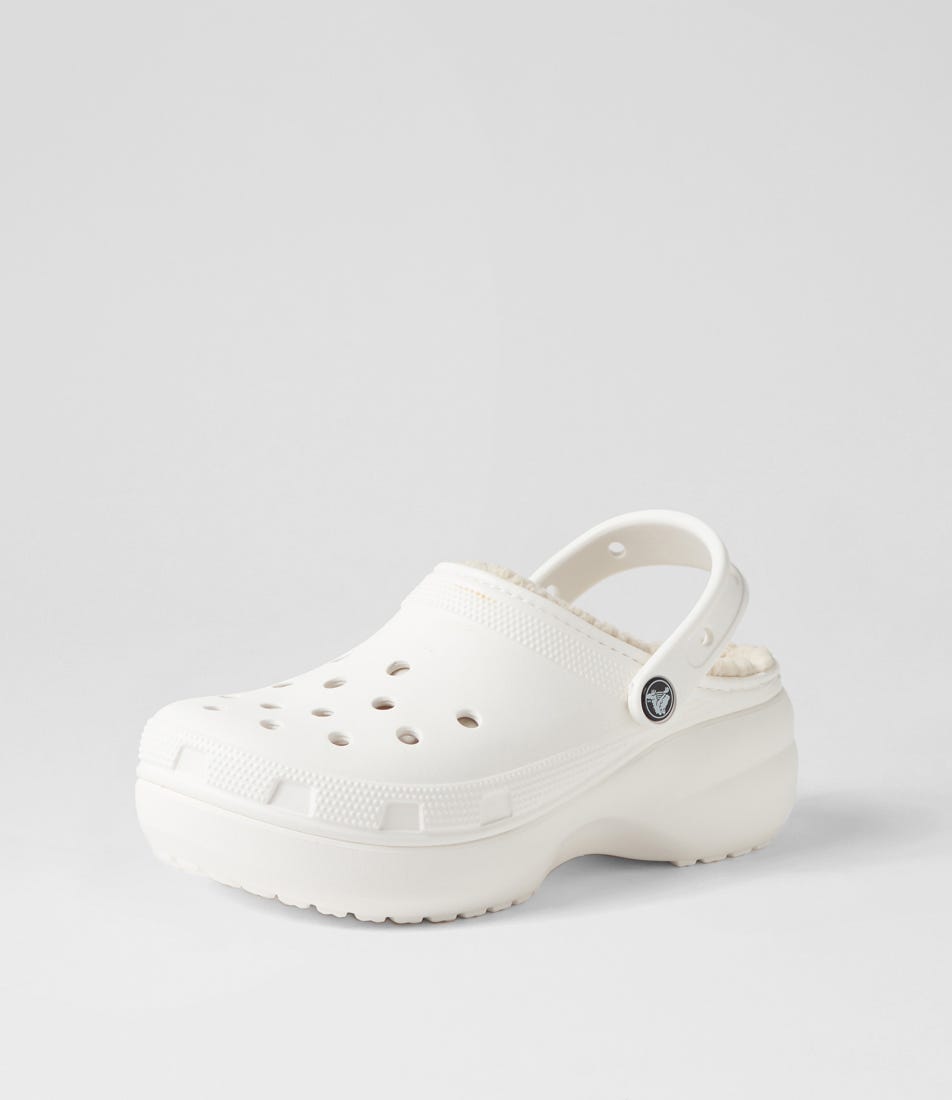 White platform new arrivals clogs