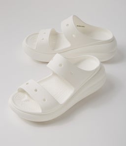207670 CRUSH SANDAL CC WHITE CROSLITE