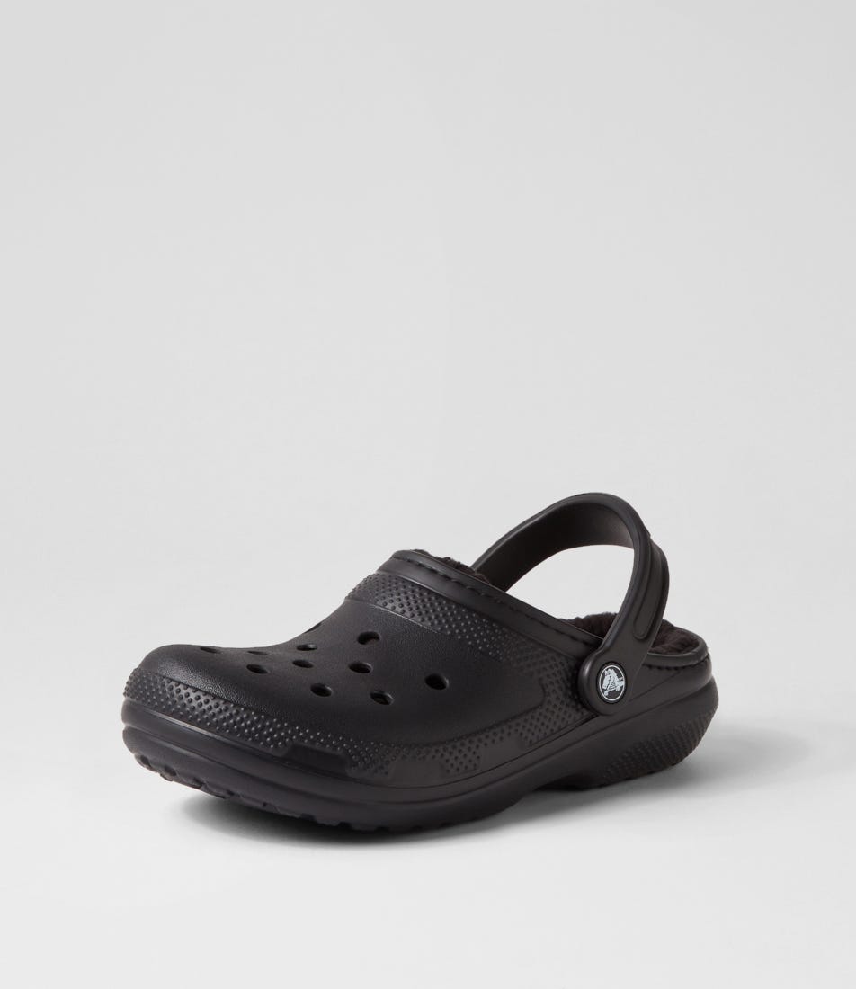 Fur lined croc style shoes hotsell