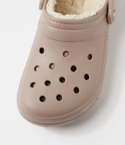 203591 CLASSIC LINED CLOG W CC MUSHROOM BONE CROSLITE