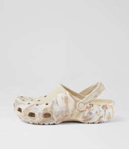 206867 C MARBLED CLOG M CC BONE MULTI CROSLITE