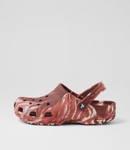 206867 C MARBLED CLOG M CC DK CLAY MULTI CROSLITE