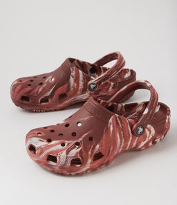 206867 C MARBLED CLOG M CC DK CLAY MULTI CROSLITE