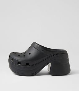 208547 SIREN CLOG CC BLACK CROSLITE