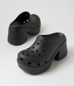 208547 SIREN CLOG CC BLACK CROSLITE