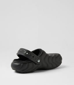 210059 LINED PUFFER CLOG CC BLACK CROSLITE