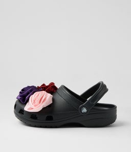 210388 CLASSIC ROSETTE CLOG CC BLACK CROSLITE