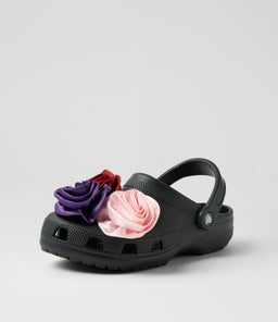 210388 CLASSIC ROSETTE CLOG CC BLACK CROSLITE