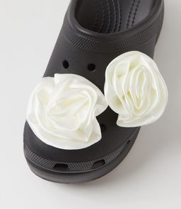 210367 SIREN ROSETTE CLOG CC BLACK CROSLITE