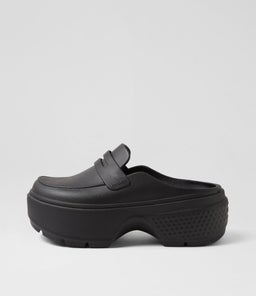 209937 STOMP LOAFER CC BLACK BLACK CROSLITE