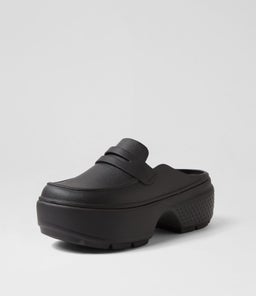 209937 STOMP LOAFER CC BLACK BLACK CROSLITE