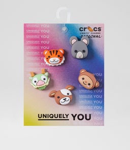 JIBBITZ 3D ANIMAL FACES CC MULTI NONE