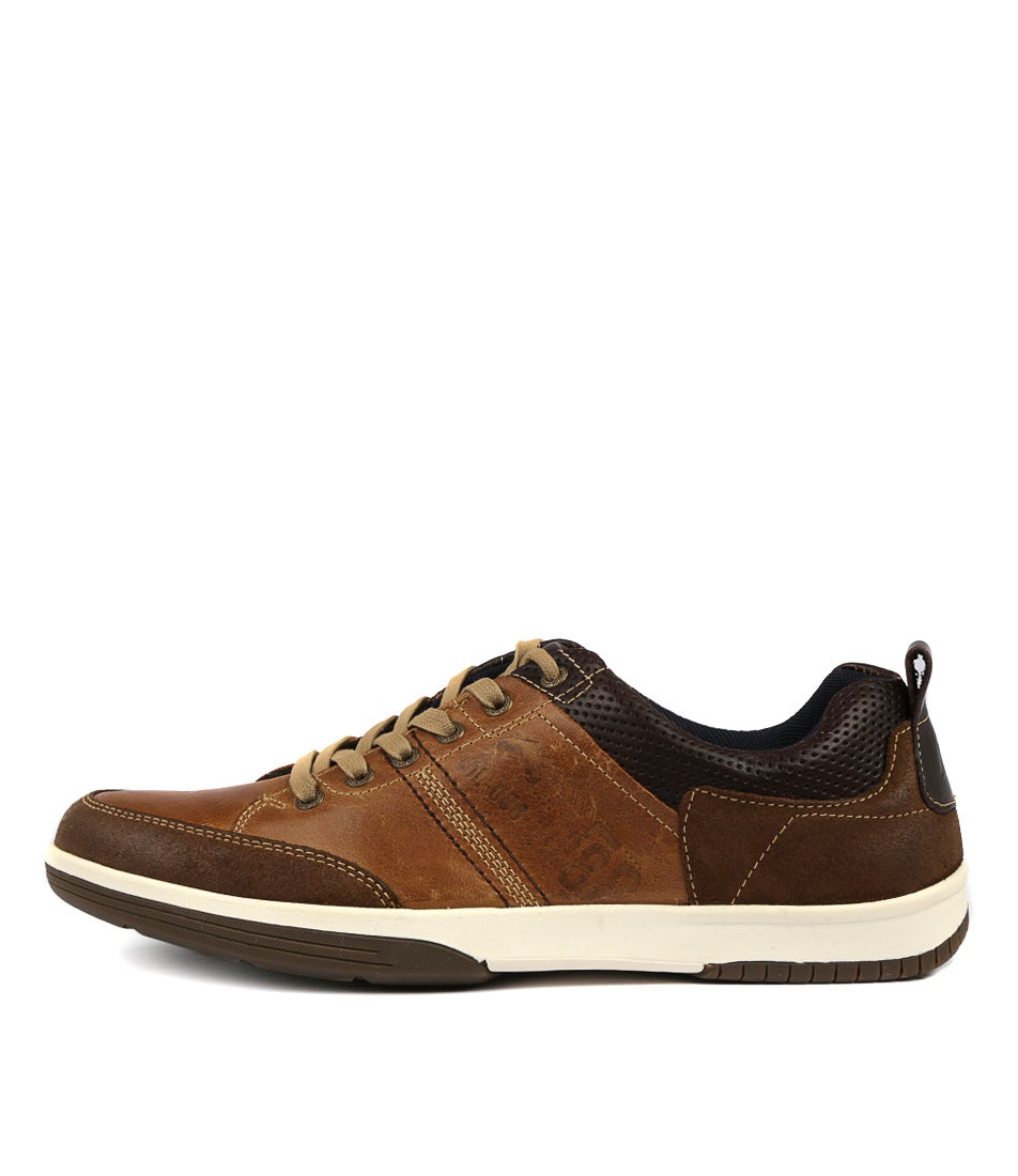 Victor Tan-Brown Leather Sneakers Victor Tan-Brown Leather Sneakers