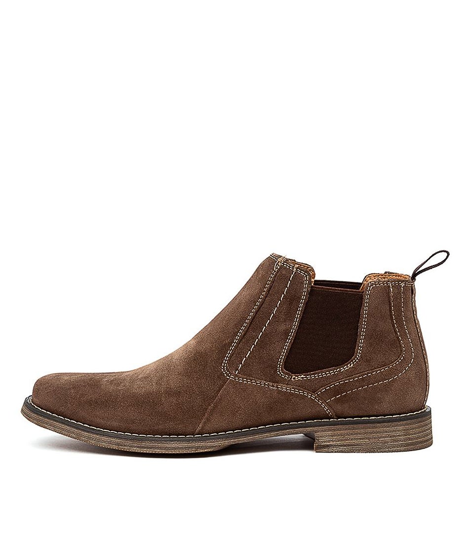 Mills Taupe Suede