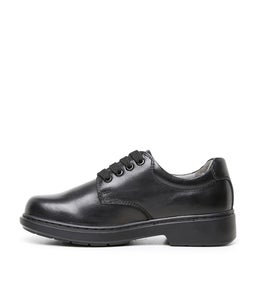 REACT JNR E CF BLACK LEATHER