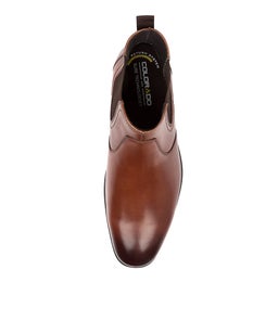 C PORTER CF DK TAN LEATHER