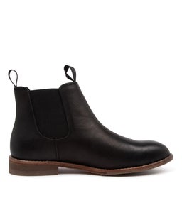 C BRUMBY CF BLACK LEATHER