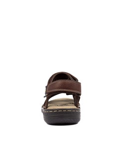 SURMON CF DARK BROWN TUMBLE LEATHER
