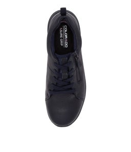 DECKER CF NAVY LEATHER