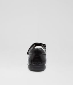 ERIN JNR E CF BLACK LEATHER