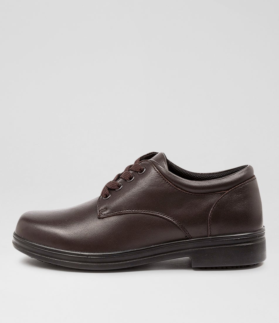 Solar Senior Brown Leather Lace Up Shoes Solar Senior Brown Leather Lace Up Shoes