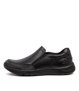 STEEL CF BLACK LEATHER