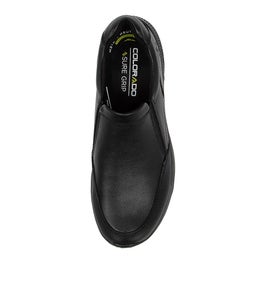 STEEL CF BLACK LEATHER