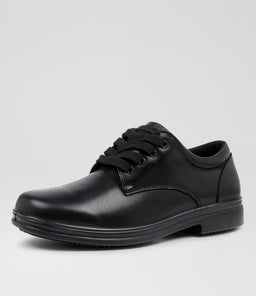 SOLAR SNR B CF BLACK LEATHER