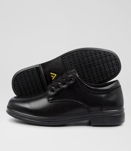 SOLAR SNR B CF BLACK LEATHER