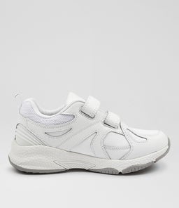 TEMPO JNR ADJ CF WHITE LEATHER