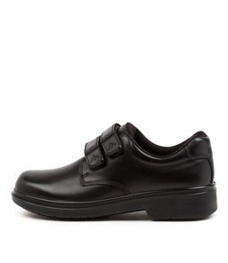 ROAR JNR ADJ E CF BLACK LEATHER